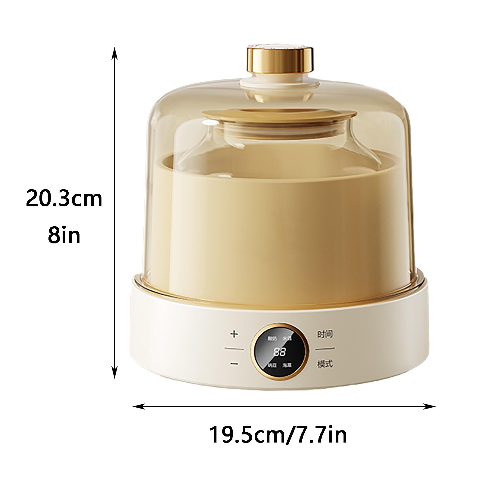 Yogurtiera, Capacità automatica 4 in 1 da litro