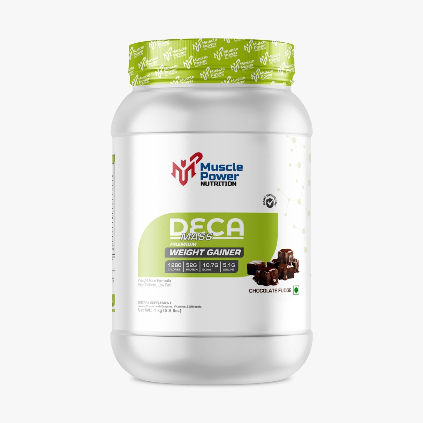 DECA MASS PREMUM WEIGHT GAINER 1KG (CHOCOLATE)