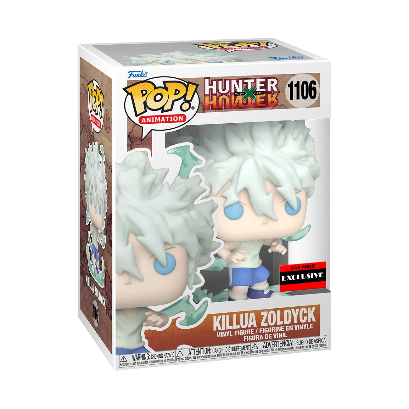 Funko Pop Hunter X Hunter Killua Zoldyck (Godspeed) Figure (AAA Anime