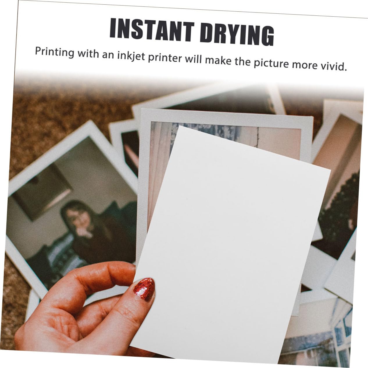 NUOBESTY 400blätter -fotopapier Für M² Wasserfestes Schnelltrocknendes Fotopapier Für Farben Und Klare Details Für Kreative Projekte Und Erinnerungen