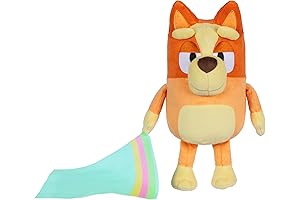 Official Bluey Sleepy Time Bingo 13” Plush with Blanket
