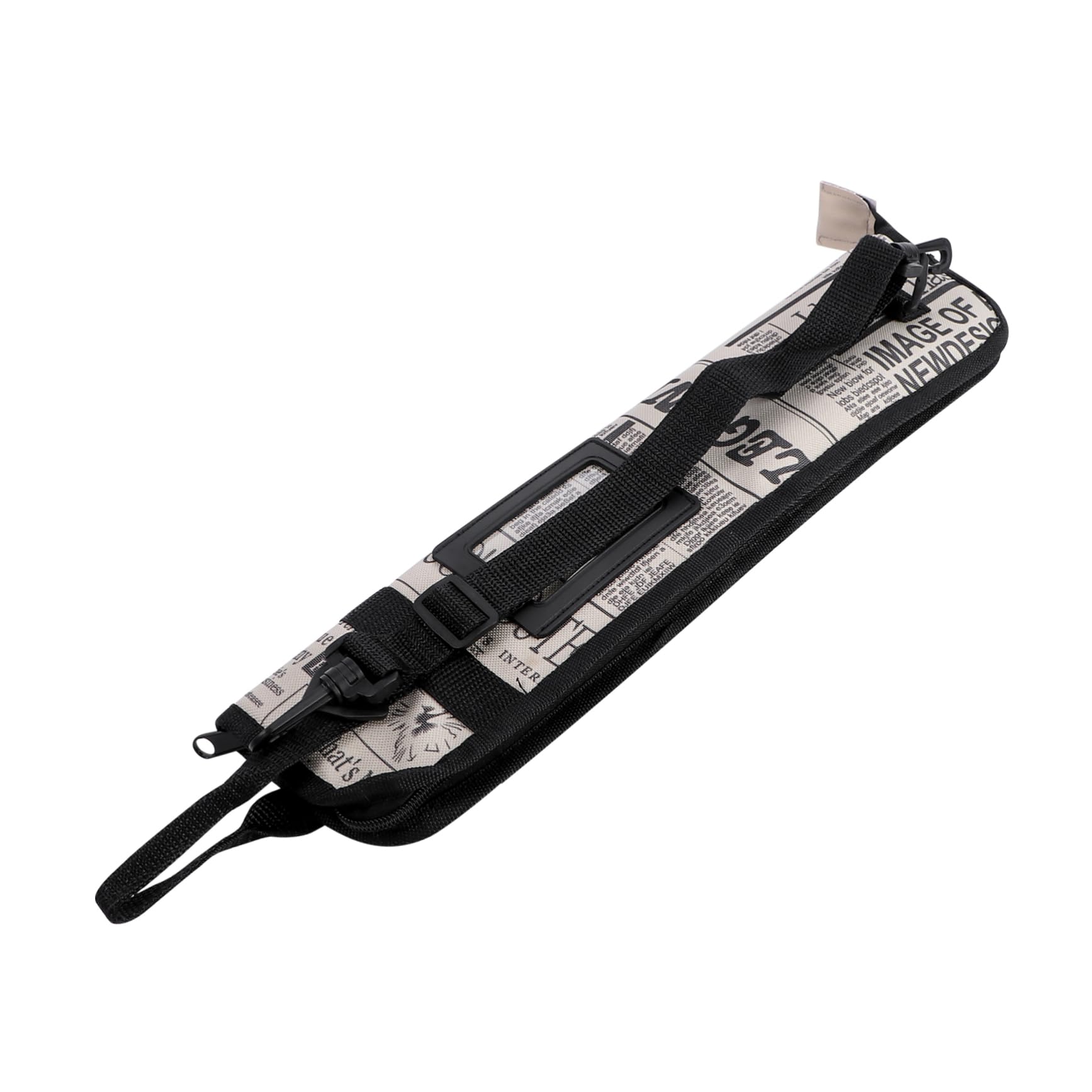 Totority Percussion Mallet Bag Drumstick Storage Pouch Case Cover Shoulder Strap for 10 Sticks