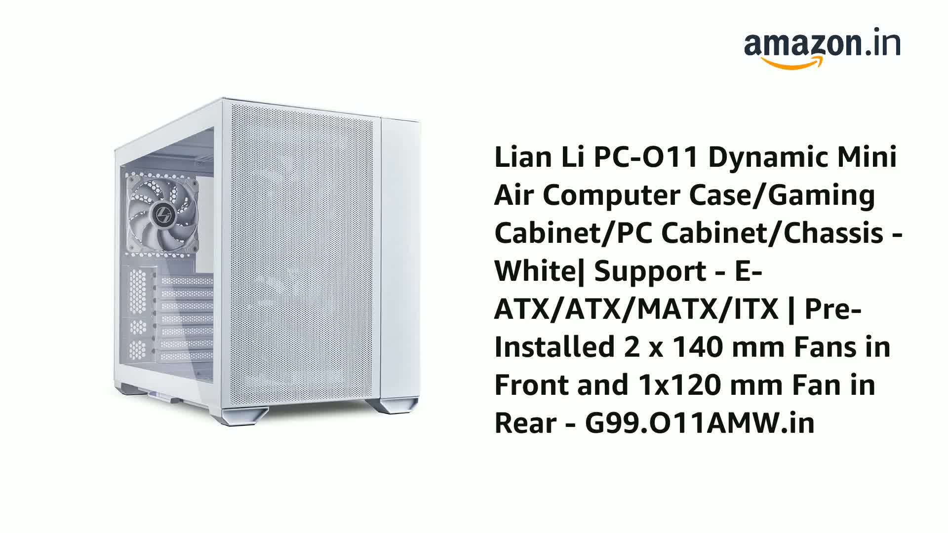 Amazon.in: Buy Lian Li PC-O11 Dynamic Mini Air Computer Case