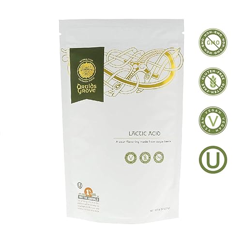 Druids Grove ácido láctico ☮ Vegano ⊘ Sin OMG ❤ sin gluten ✡ Certificado OU Kosher – 8 onzas