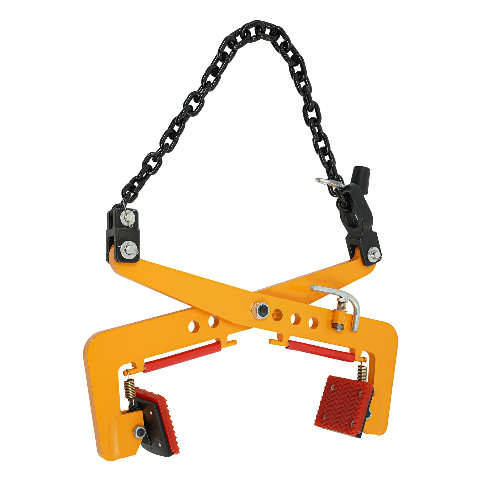 Bordsteinzange 325kg, Verstellbare Steinzange Versetzzange 12-36cm, Hebezange für Pflastersteine Bordsteine, Steinheber für Pflasterstein Randstein, Steingreifer Steinzieher