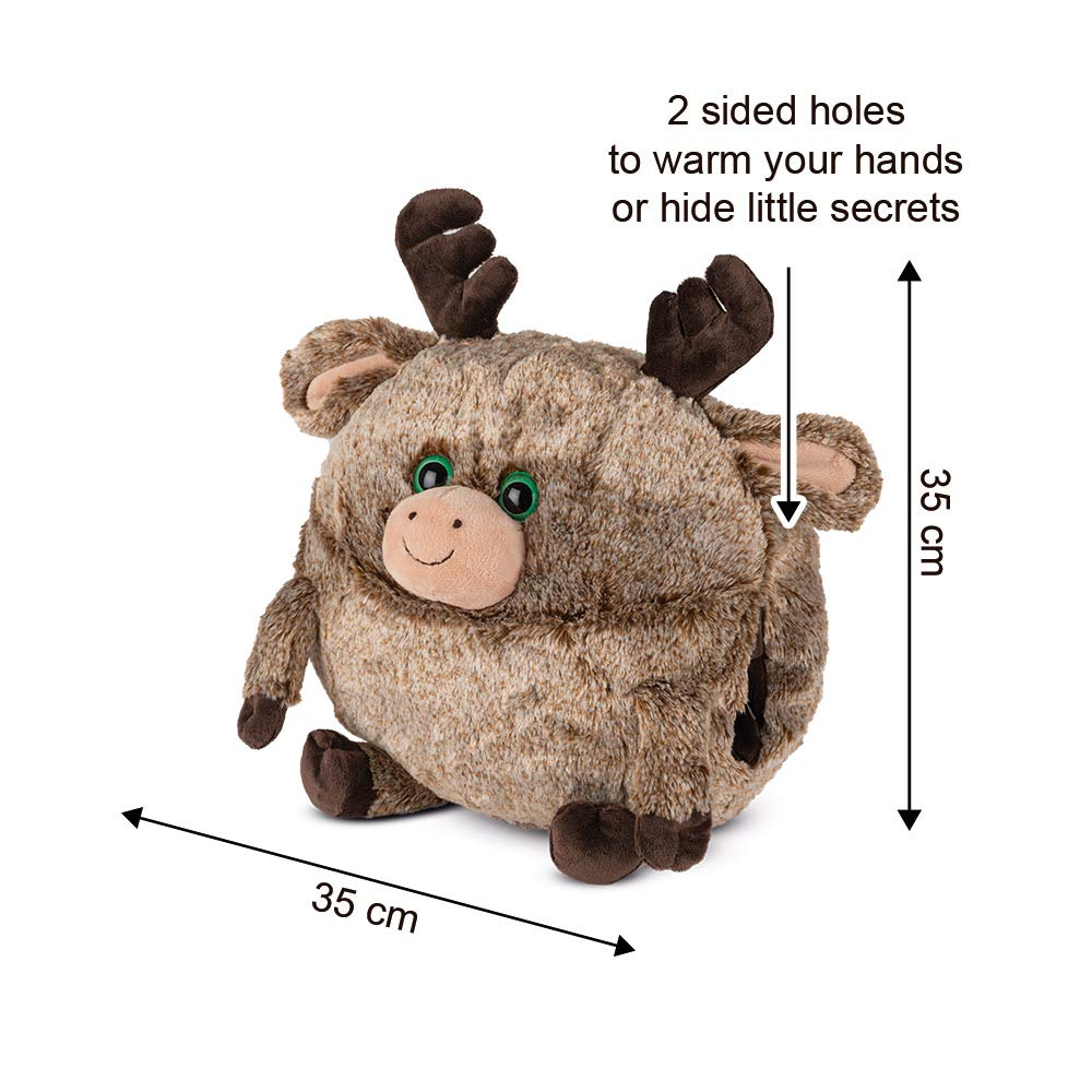 Calentador De Manos De Peluche COZY NOXXIEZ – Suave Cojín Para Manos, Ideal Para Cama, Coche Y Viaje (unicornio)