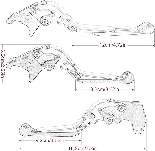 Miniatura 3 de Accesorios de motocicleta CNC ajustable extensible plegable palanca de embrague de freno manillar agarre de mano para BMW F850GS F750GS F 850 GS