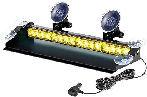 29 patrones de destello LED rojo blanco luz estroboscópica de emergencia para el primer respondedor voluntario bomberos vehículos camiones POV,