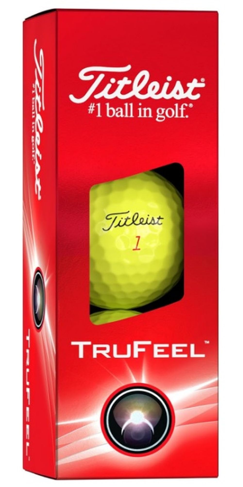 Amazon.com : Titleist TruFeel Golf Balls (Yellow, 3pk) 1