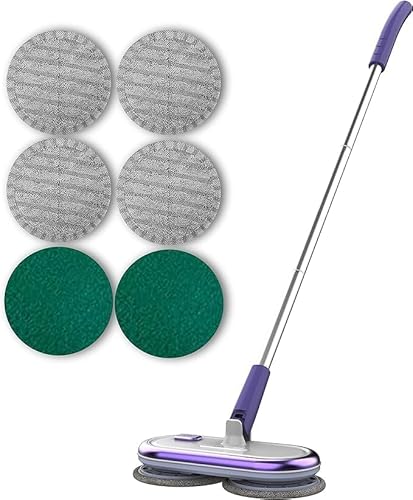 GOBOT Electric Mop Cordless Dual Spin Mop for Floor Cleaning, Hardwood Tile Marble Laminate Floor Scrubber Polishing, Foot Button Control