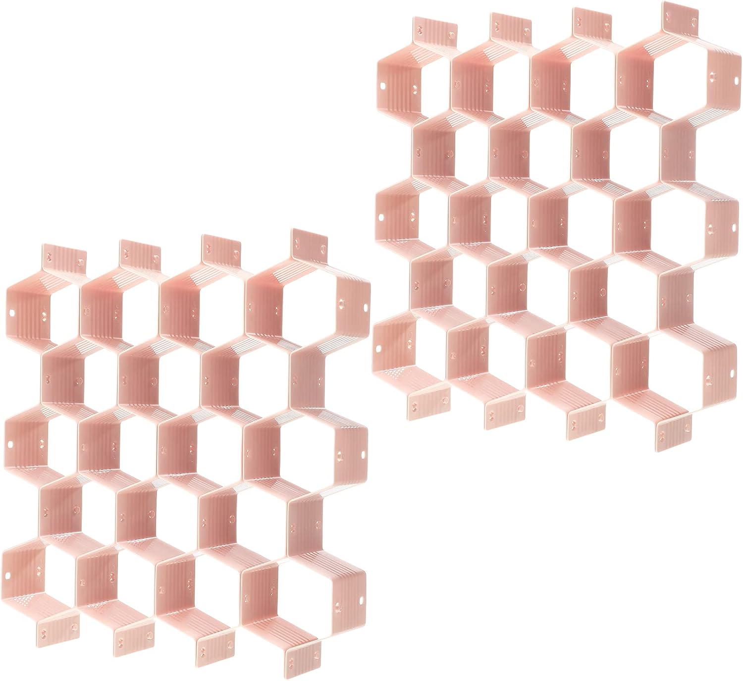 16 Pieces Adjustable Drawer Divider Plastic