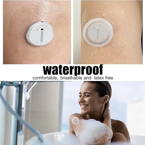 Miniatura 2 de PPMAK -Parches adhesivos G7-40 cubiertas impermeables para sensores G7 -Cinta CGM transparente de larga duración hasta 14 días (40 piezas),