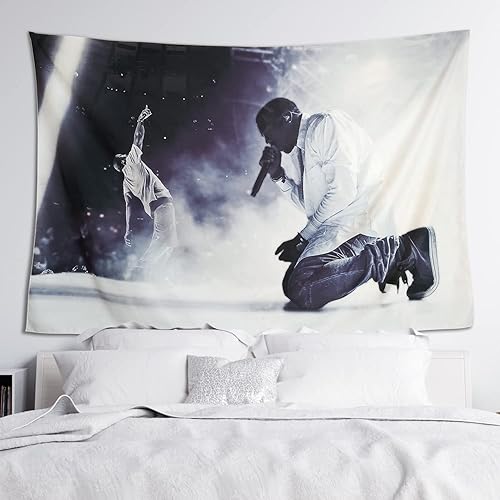 HXYYQQ Kanye - Tapiz de rapero para colgar en la pared para habitación dormitorio decoración del hogar 59 x 39 pulgadas