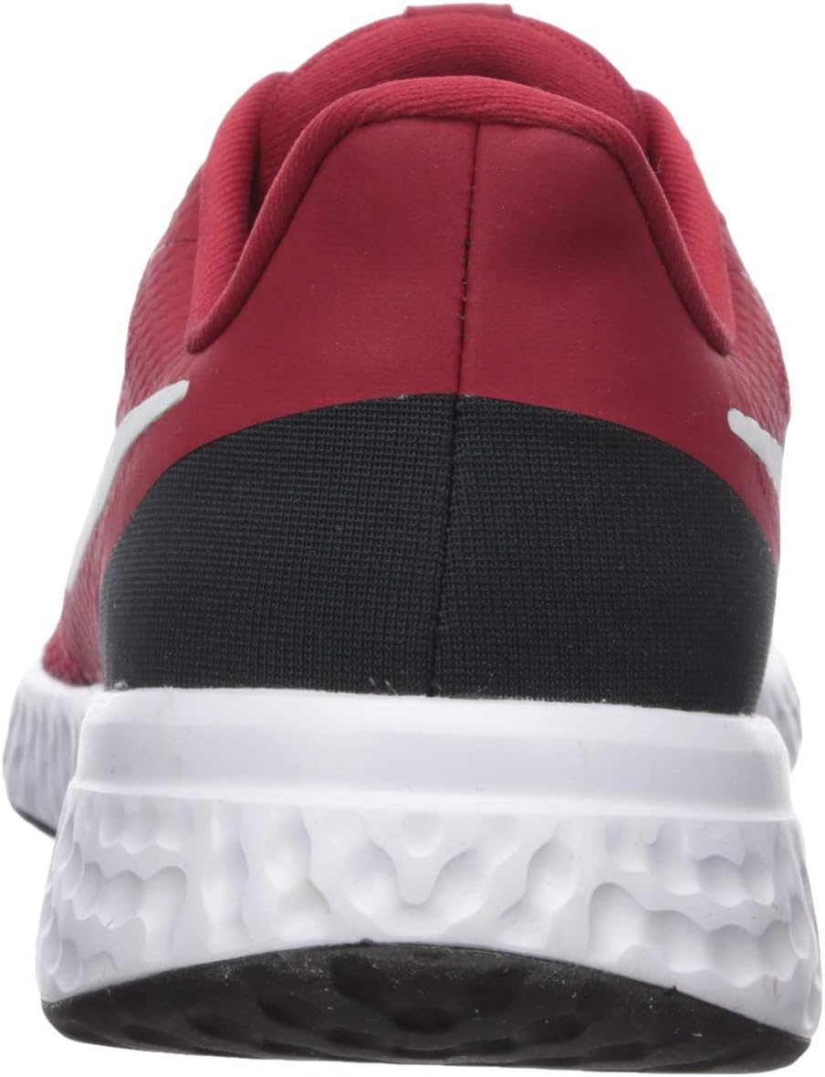 Nike Unisex-Child Revolution 5 Grade School Running Shoe Big Kid (8-12 Years) 3.5Y Regular US Big Kid Gym Red/Whiteblack
