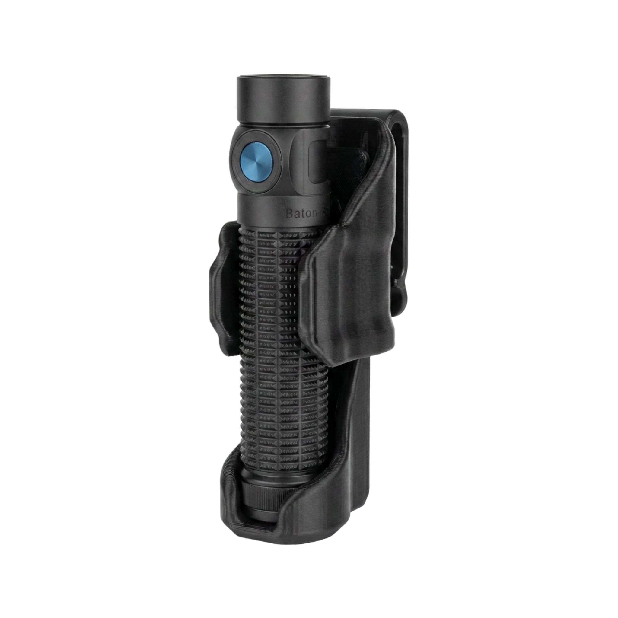 HoldMyGear Belt Clip Flashlight Holder – Compatible with Olight Baton Ultra & Baton 4 Pro (Precision-Fit Belt Mount Holder, Fits Belts 1.5