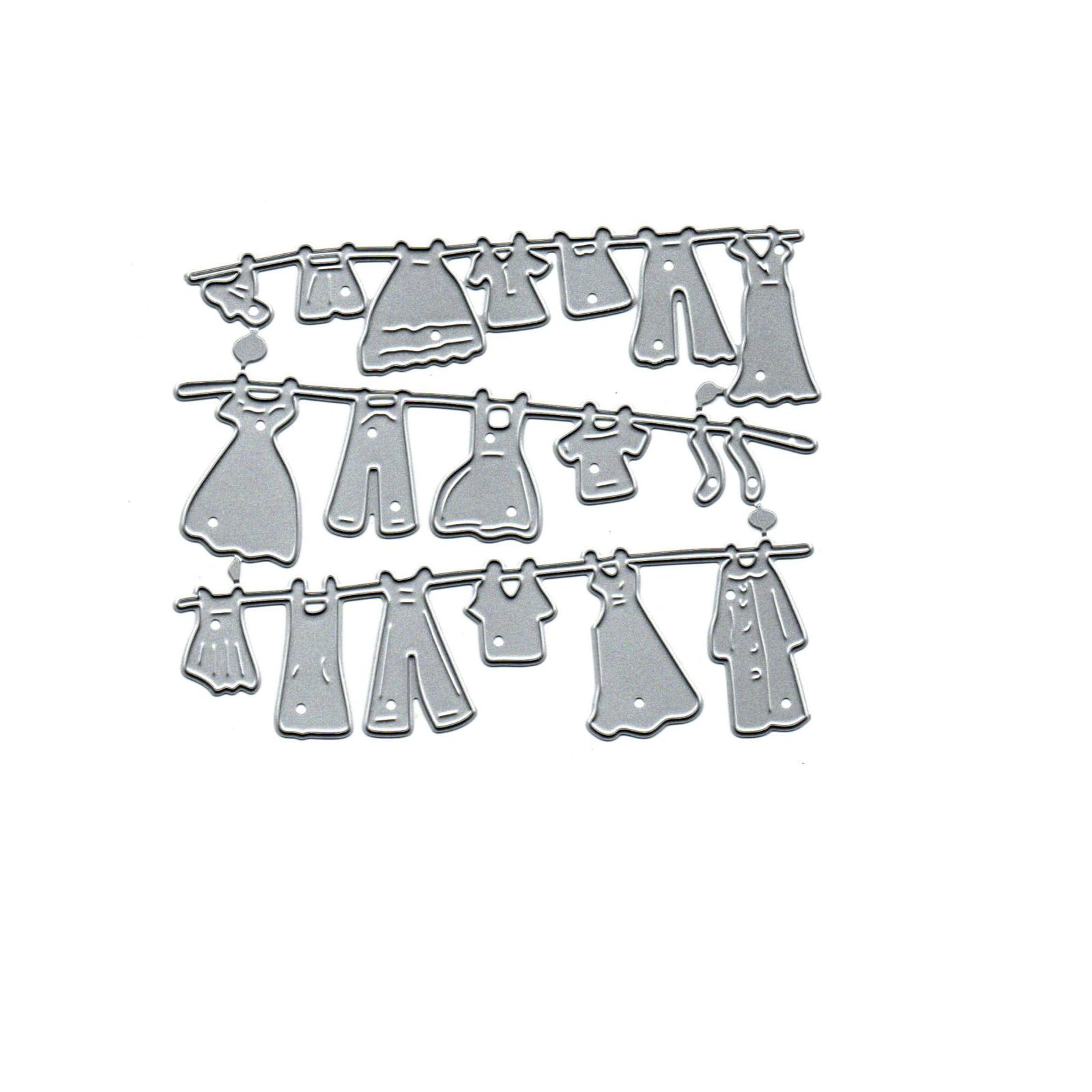 Fustella Metallica Per Scrapbooking - Stencil Taglio Carta 12.4x9.8cm Per Biglietti Fai Da Te - Foto 6