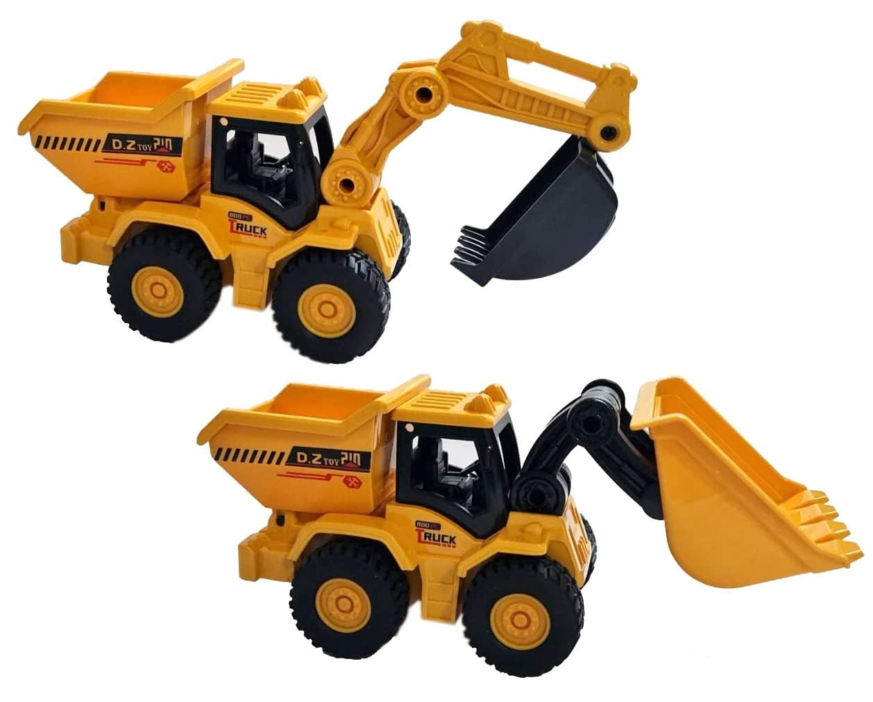 PLUSPOINT Excavator and Buldozer Toy Construction Vehicles for Kids Pretend Play Toy Trucks Play Set Building Vehicles Set for Kids 3-14 Years. (New Bulldozer+Excavator) (B09THB1LQR) Amazon Price History, Amazon Price Tracker