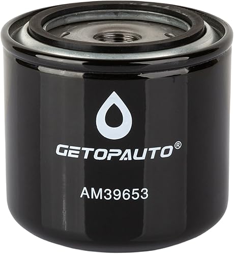 Miniatura 2 de AM39653 Filtro de aceite compatible con John Deere 120 140 300 400 420 430 F 620 680 687 910 911 912 915 930 935 544E (juego de 2)