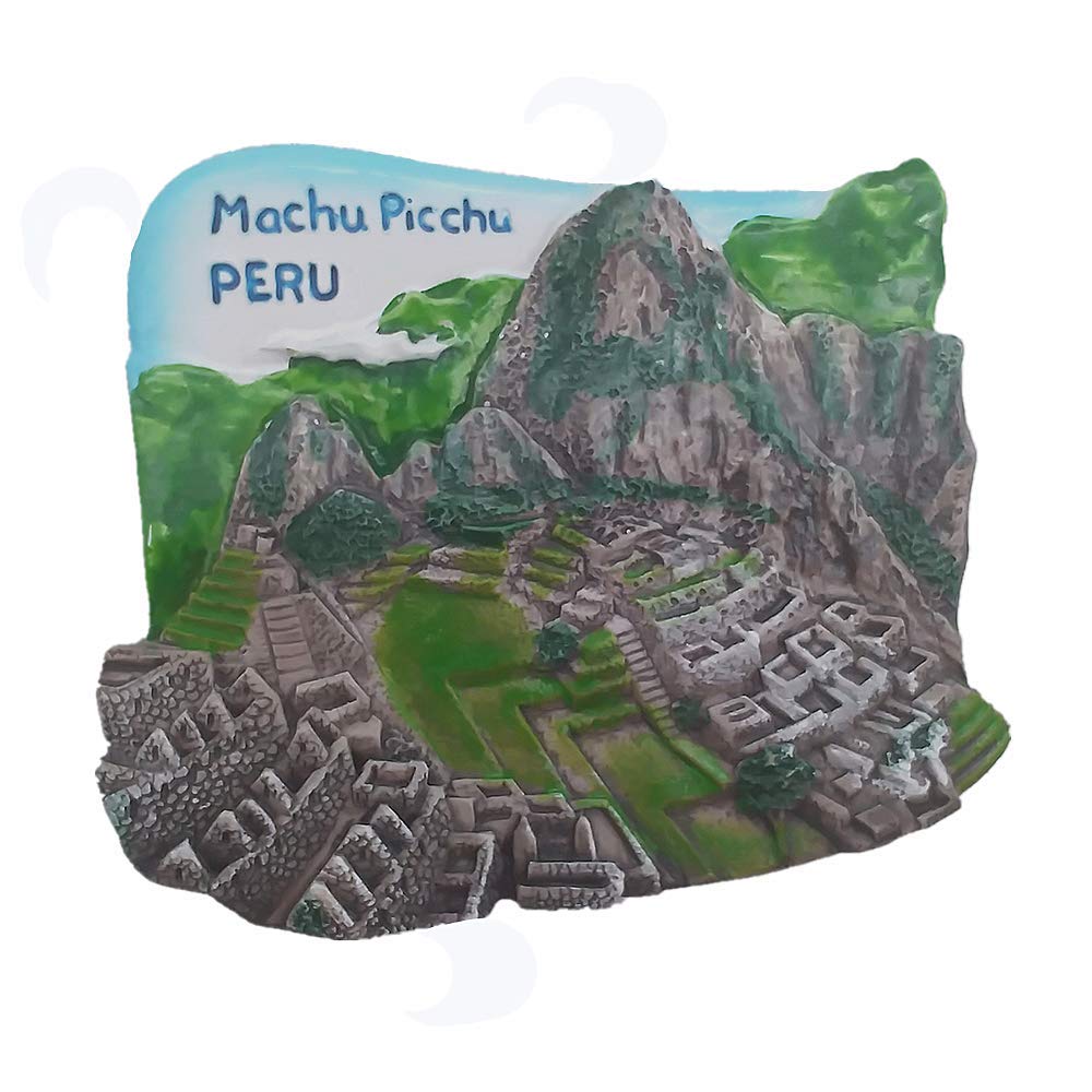 Calamita da frigorifero Lima Perù Perù in legno 3D monumenti viaggio da collezione souvenir decorazione fatta a mano