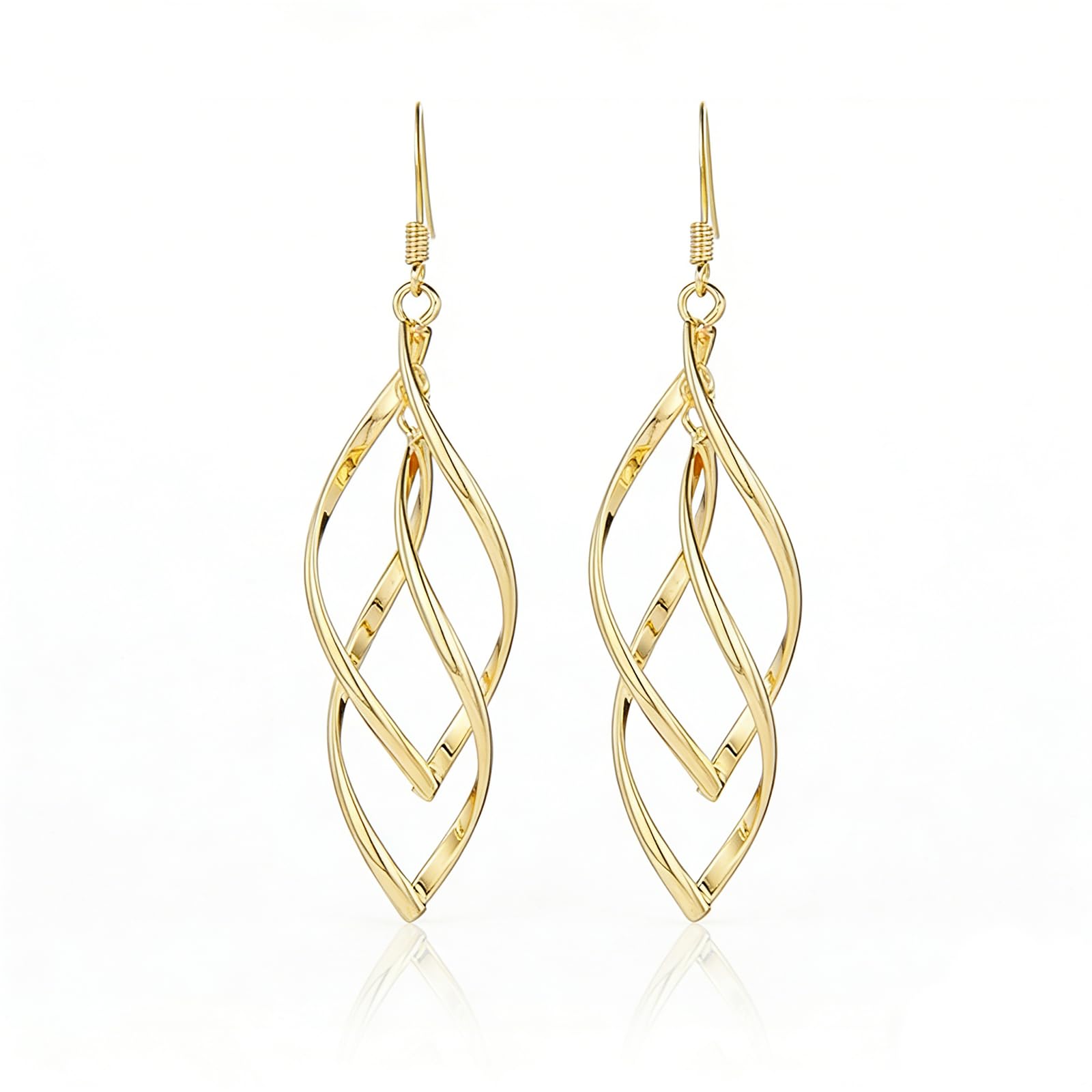 Sunflower Jewellery Gold Plated Dangle Earrings for Women Hypoallergenic Drop Earrings for Girl Gold Jewelry Gifts