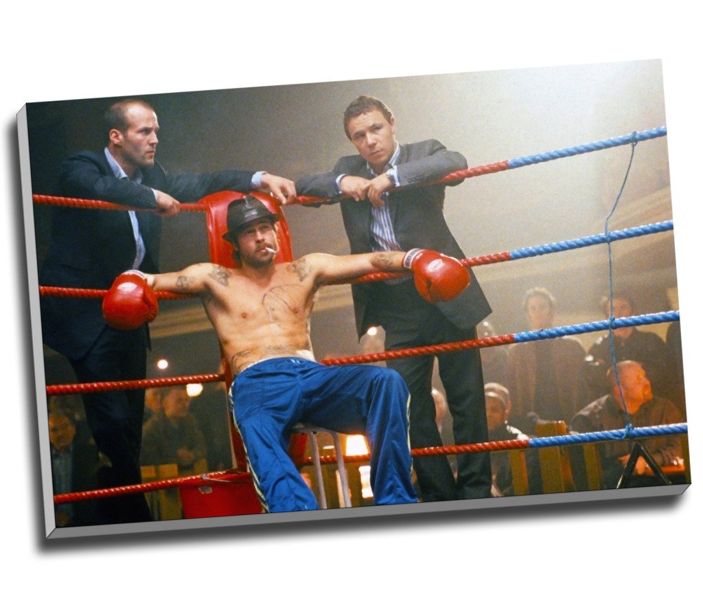 Panther Print Vibrant Colors Snatch Modern Art Movie Canvas Print Wall Art Picture Canvas Prints Large A1 30 X 20 Inches (76.2Cm X 50.8Cm)