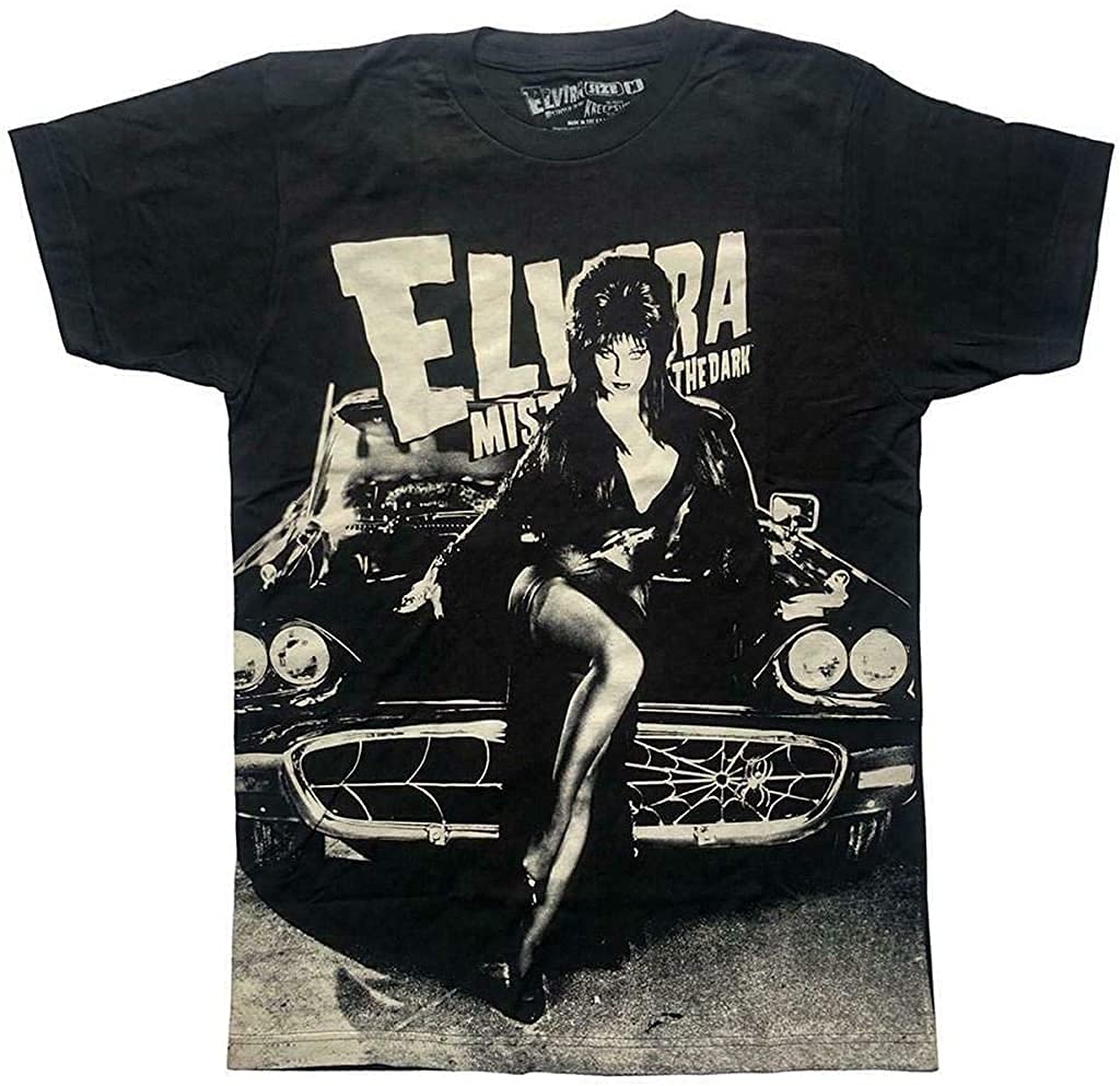 kreepsville 666Elvira Macabre Mobile Men's T-Shirt Oversize Print Tee