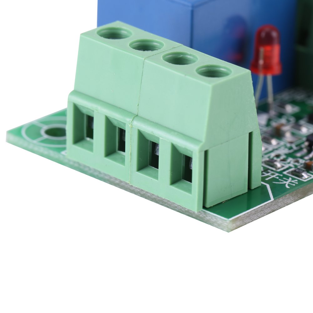 DEWIN Relé 12V, Módulo de Control de Relé de Interruptor de Disparo de Circuito Biestable de Canal único DC 12V