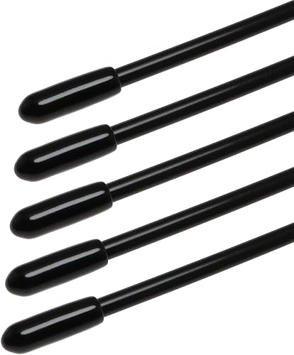 Maxmoral - Juego de 5 tubos de antena de protección de 2,4 G + tapas de protección para FPV Drone Racing Quadcopter IPEX4 receptor antena