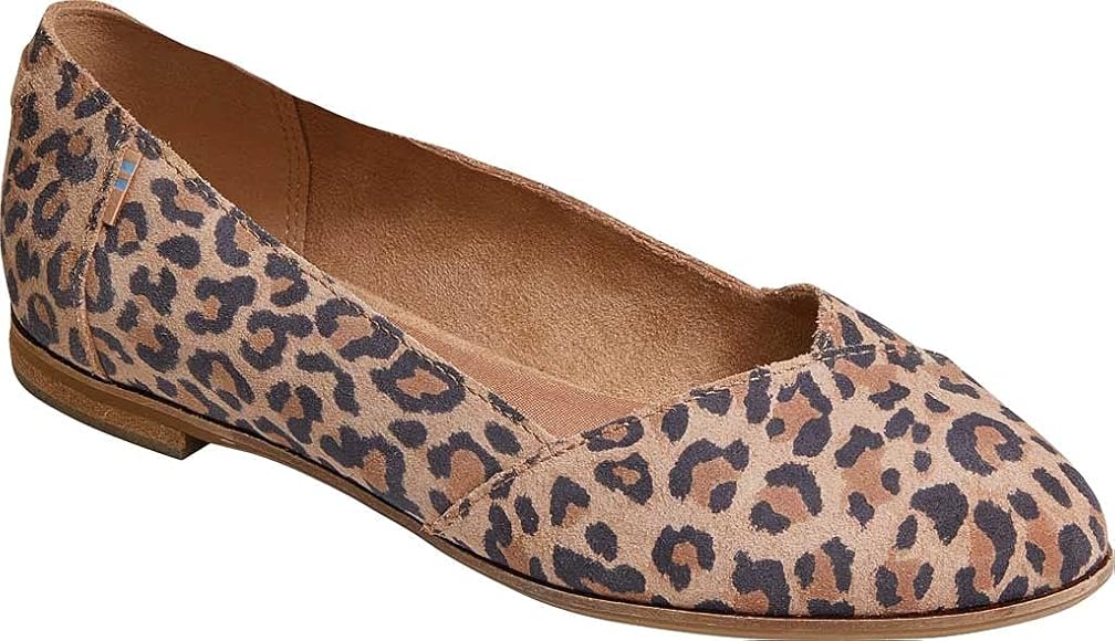 Toms leopard flats Clearance