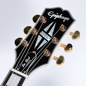 Amazon | Epiphone/Inspired by Gibson Les Paul Custom Alpine White