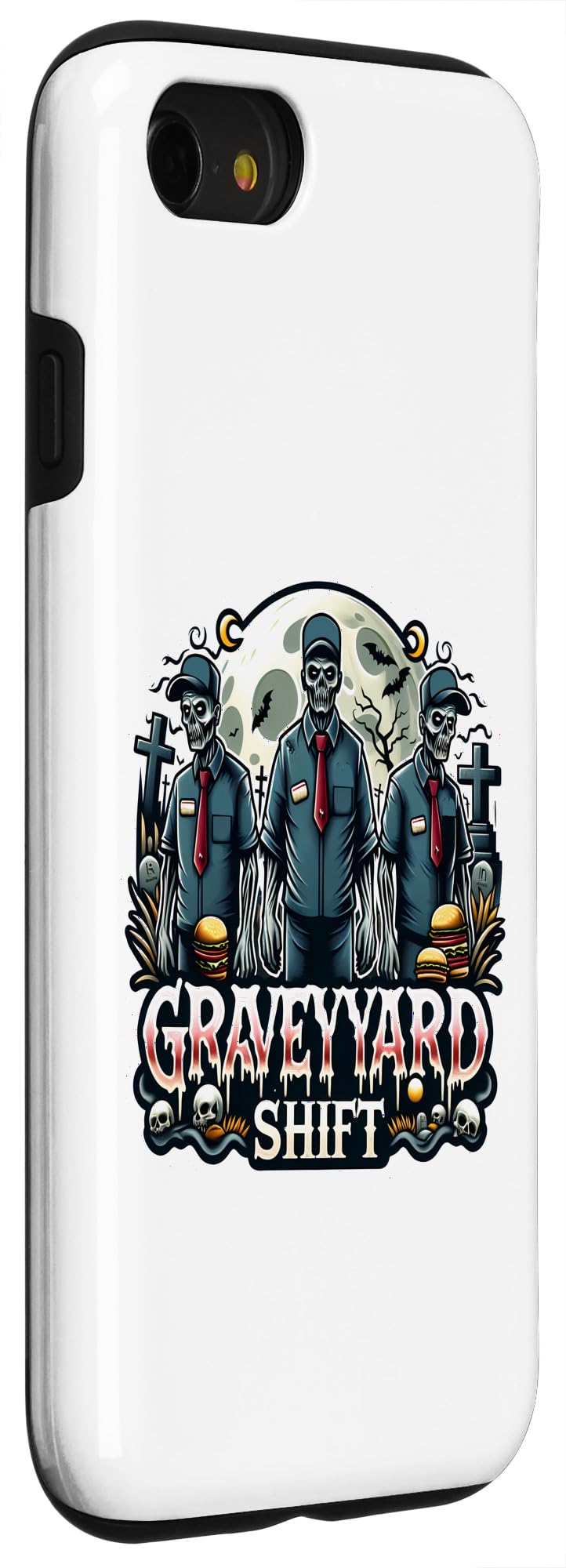 iPhone SE (2020) / 7 / 8 Grave yard Shift Zombie Costume Funny 2024 Halloween Case - Image 3