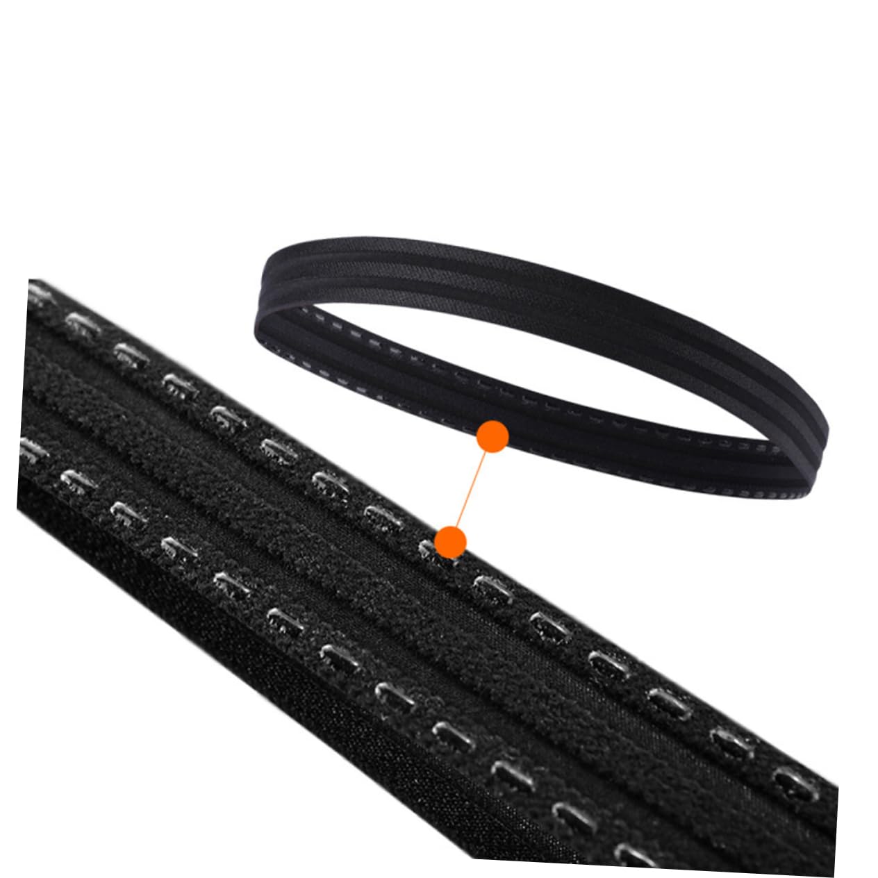 INOOMP 9 Piezas Diadema Antideslizante Diademas atléticas Diademas Deportivas Anchas Diadema para Correr Cinta Pelo Deporte Banda para el Cabello Deportiva Reflectante Deportes Venda