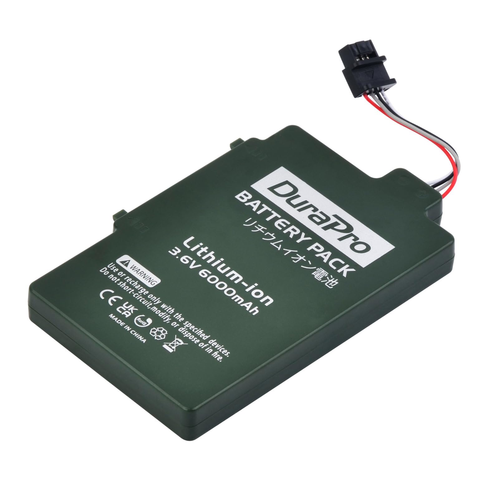 DuraPro Batteria 6000 mAh per Nintendo Wii U Wii-U WUP-012 WUP-010 Gamepad