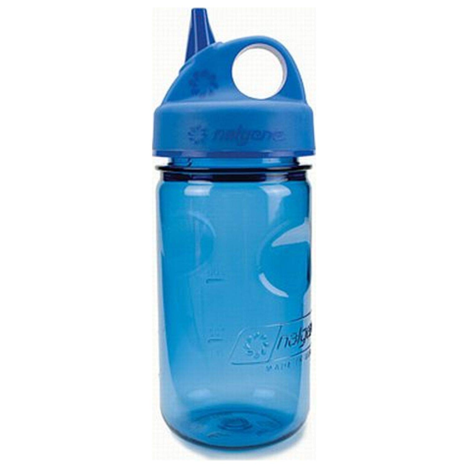 Tritan Grip-N-Gulp BPA-Free Water Bottle,Slate Blue,12 Ounces