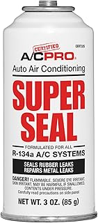 Car Air Conditioner, Certified A/C Pro Refrigerant Leak Stop Kit for R134A Car Air Conditioners, 3 Oz Each