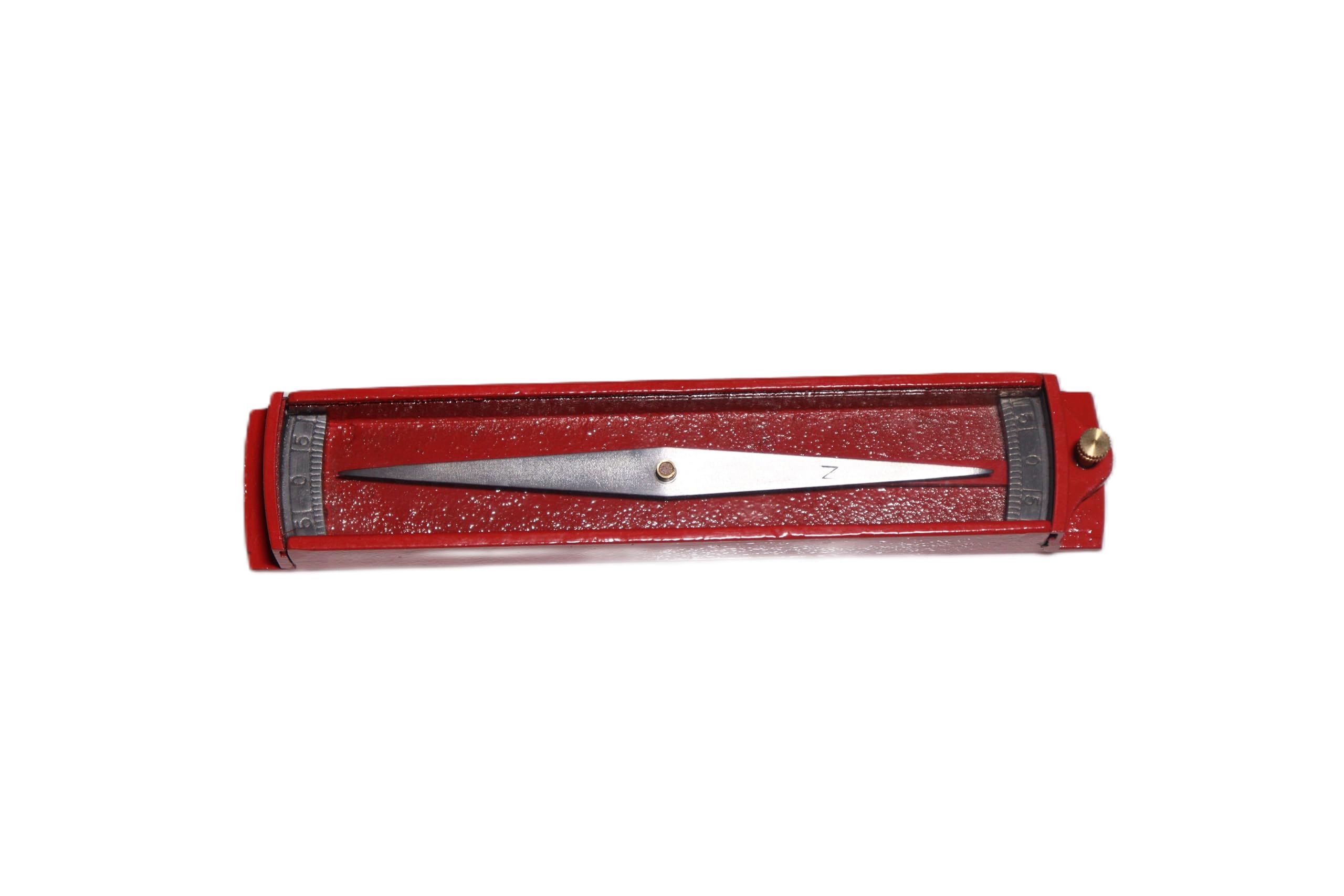 KD Enterprises Trough Magnetic Compass Mix Material with Wooden Box-picture-14