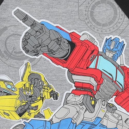 Image of Transformers Optimus Prime Bumblebee Boys Short Sleeve T-Shirt and Shorts Set for Toddler to Big Kids