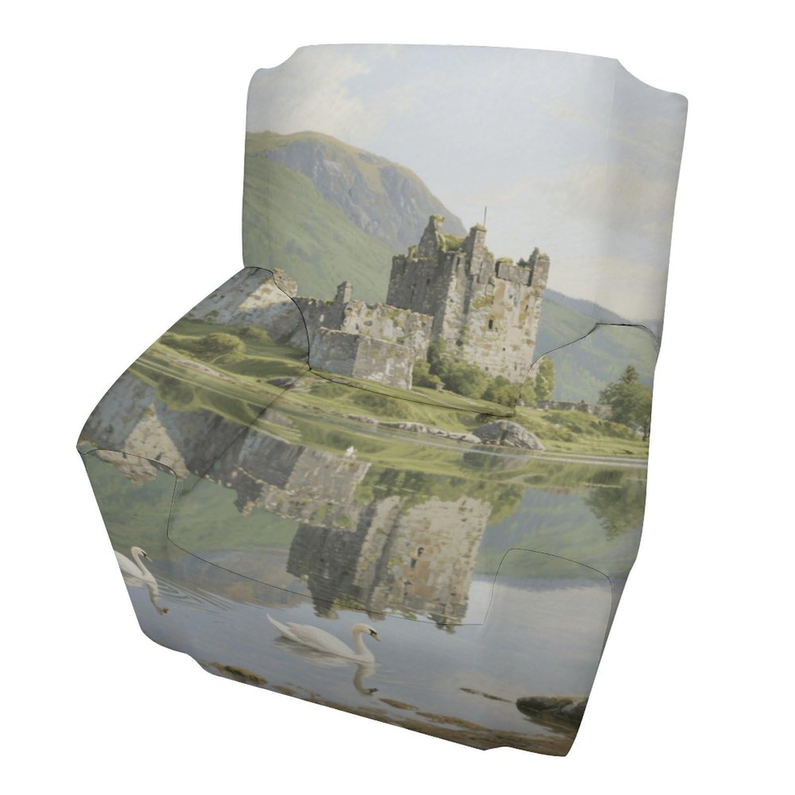 Fekiloot Style Highland Lakes And Castles Couch Cover Sofa Cover Sofa Slipcover