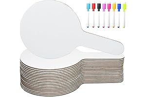 33Pcs Dry Erase Answer Paddles with Markers