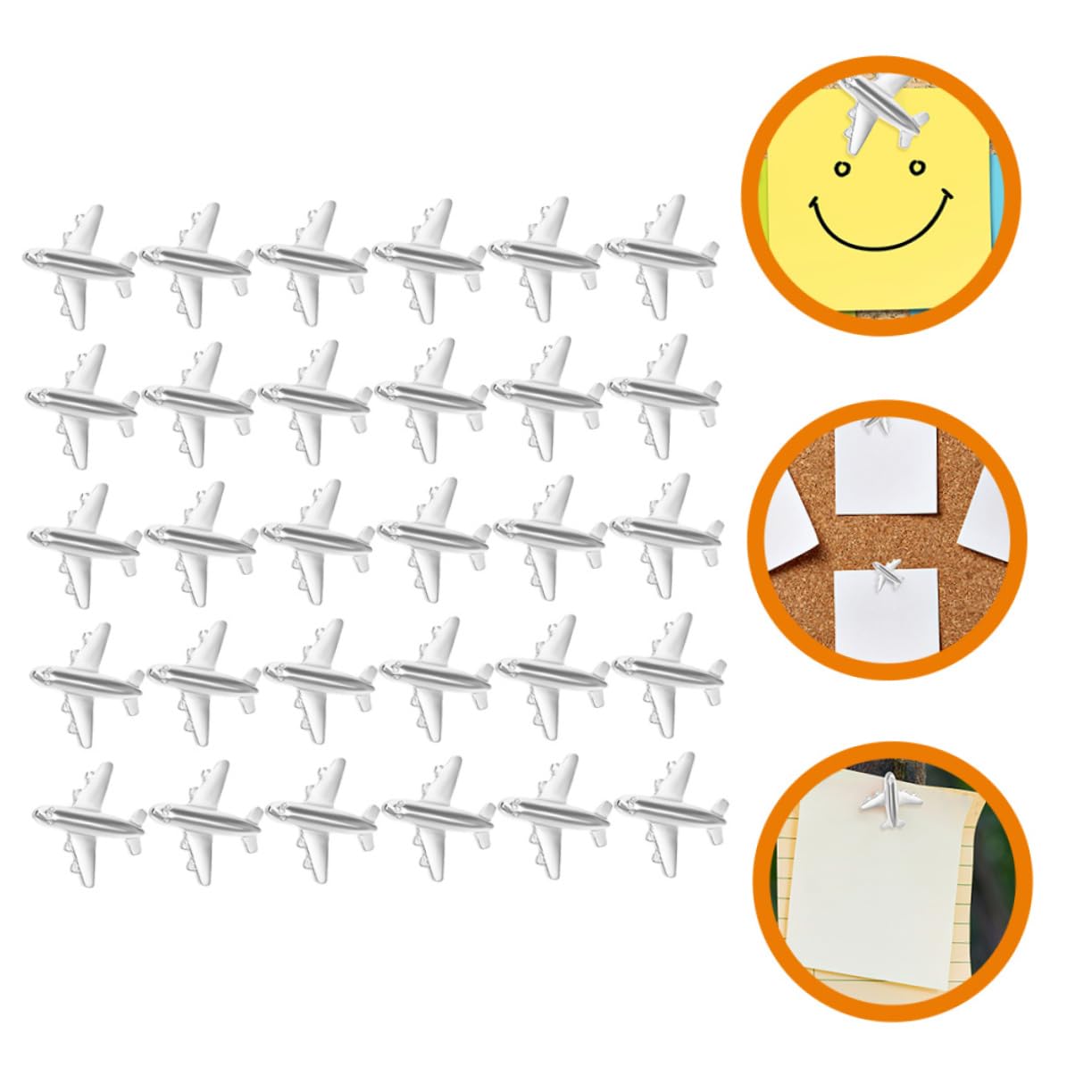 4 Sätze Metall Flugzeug Pushpins Für Pinnwand Dekorative Reißzwecken Aus Robustem Für Karten Kunstprojekte Und Fotos Für Büro Und Zuhause 30 Stück * 4