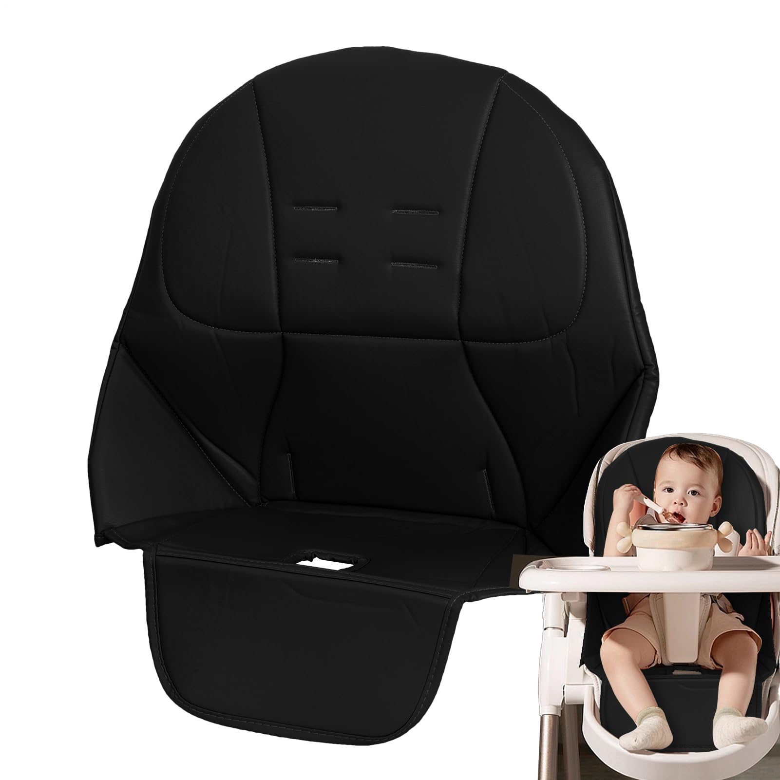 per seggiolone per bambini, morbido e confortevole, in pelle PU resistente