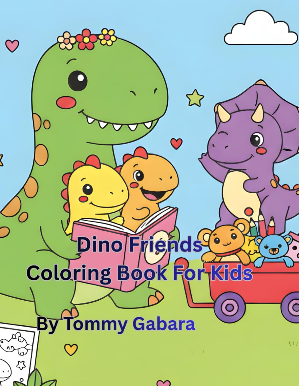 Dino Friends: Coloring Book for Kids