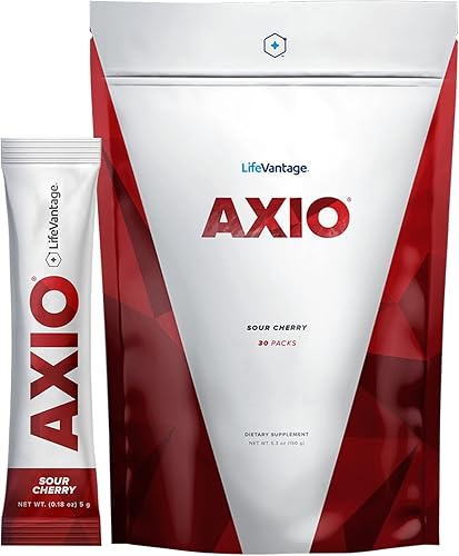Miniatura 1 de LifeVantage AXIO - Bebida energética regular en polvo, suplemento nootrópico, apoyo para el enfoque y el estado de ánimo, con L-teanina, té verde,