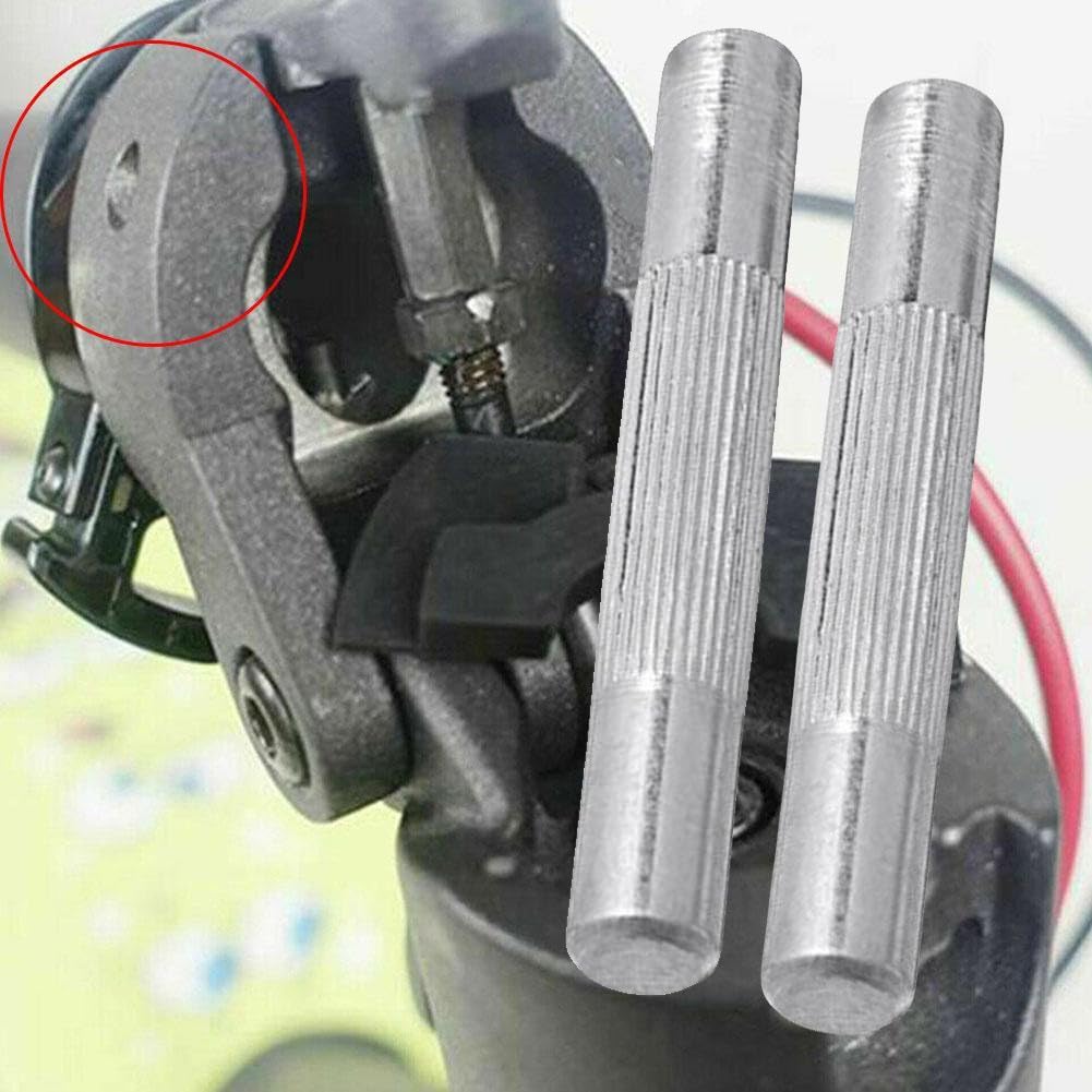 Pasador de bloqueo plegable de acero reforzado Xiaomi M365 1S Pro Pro 2 36x5 mm plateado paquete 2