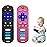 ERSIHUA 2-Pack Baby Teething Toys-TV Remote Control Shape Silicone Infants Teething Toys for Babies 0-18 Months,BPA-Free (Black+Pink)