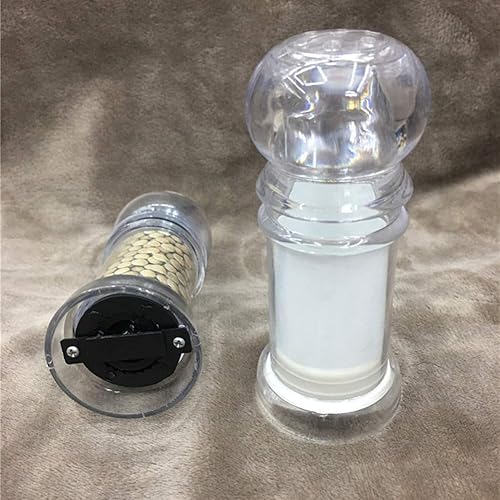 Miniatura 3 de Molinillo manual de sal, pimienta y especias (2 unidades), color blanco