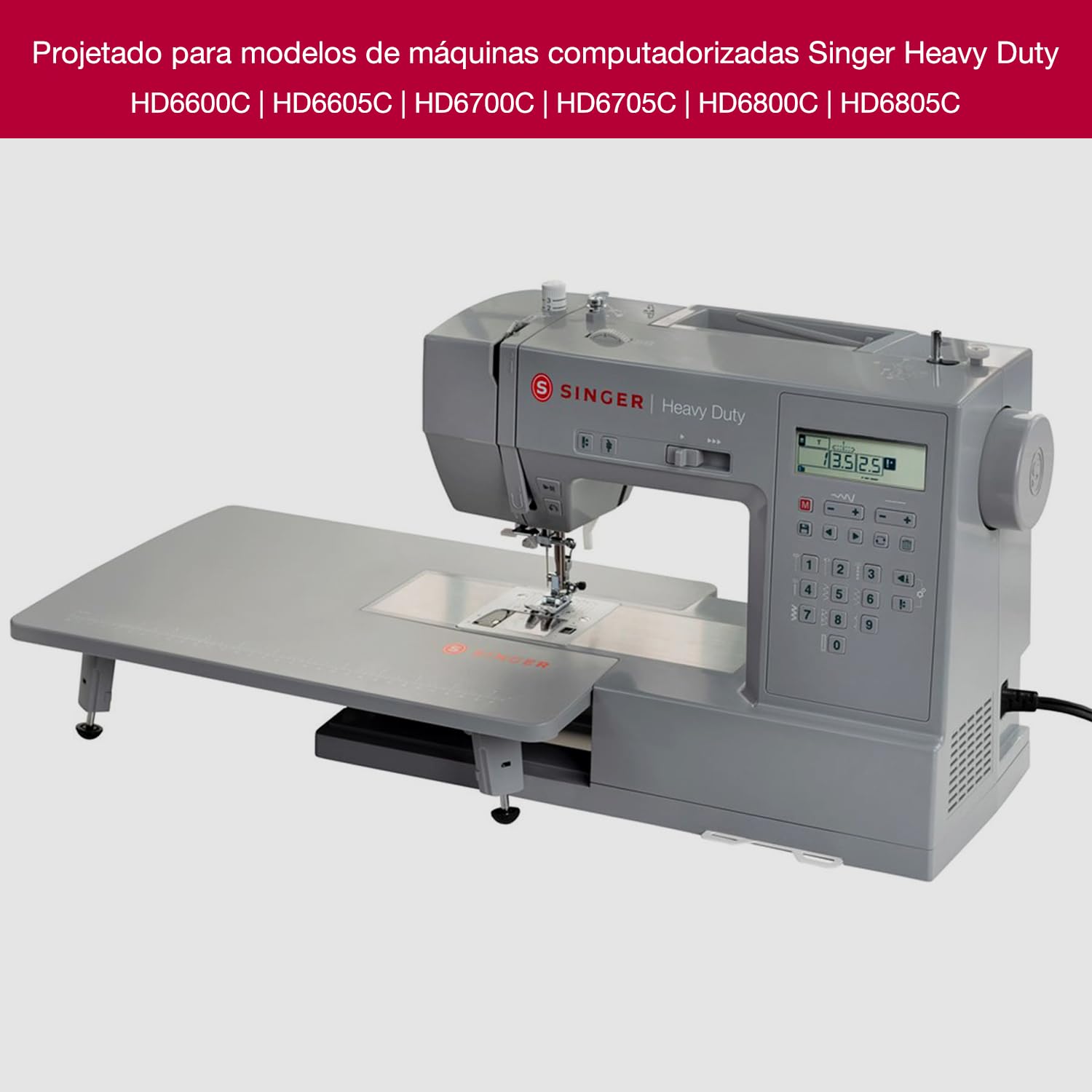 Singer Anschiebetisch für Heavy Duty Nähmaschinen Heavy Duty: 6600C / 6700C / 6800C / 6605C / 6705C / 6805C