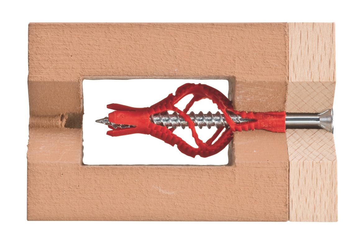 Hilti Univ.anchor HUD-1 - Enchufe de pared de plástico (10 x 50 mm, 200 unidades) (331618)