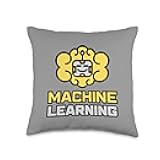 Deep Learning Nerds Fashion Deep Machine Learning ML Engineer Random Forest Data Science Throw Pillow, 16x16, Multicolor