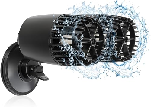 Miniatura 11 de 800GPH Mini bomba de circulación de acuario Ultra-silencioso Fish Tank Wave Maker con ventosa 360 grados giratorio acuario cabeza de energía